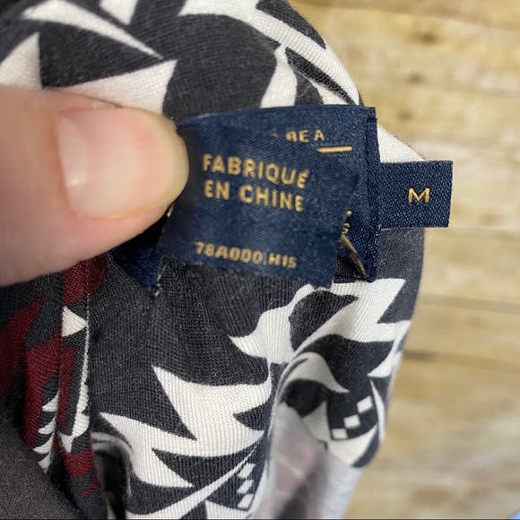 Pendleton tribal Aztec print button up shirt dress size medium - Picture 16 of 16